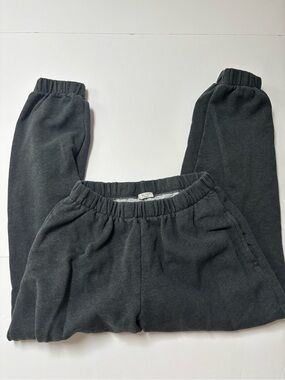 Brandy Melville Dark Charcoal Gray Jogger Sweatpants